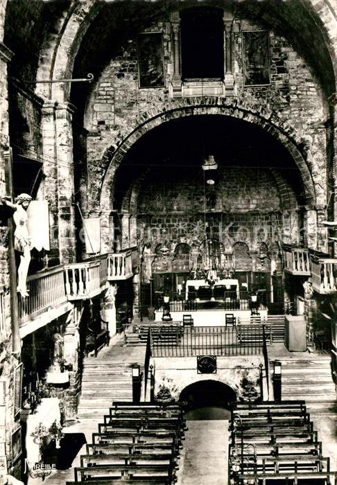Saintes-Maries-de-la-Mer Interieur de l'Eglise le Choeur Entree de la Crypte Cha