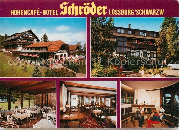 Lossburg Hoehencafe Hotel Schroeder