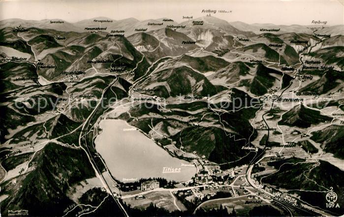 Titisee und Umgebung Schwarzwald aus der Vogelperspektive