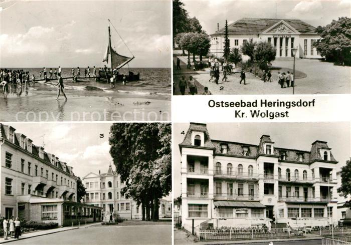 Heringsdorf Ostseebad Usedom Strand Kulturhaus Markt FDGB Erholungsheim Guiseppe