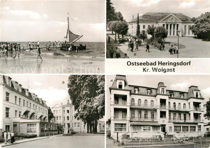 Heringsdorf Ostseebad Usedom Strand Kulturhaus Markt FDGB Erholungsheim Giuseppe