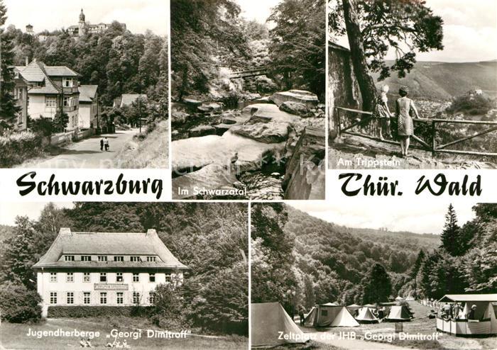 Schwarzburg Thueringer Wald Jugendherberge Schwarzatal Trippstein Zeltplatz Camp