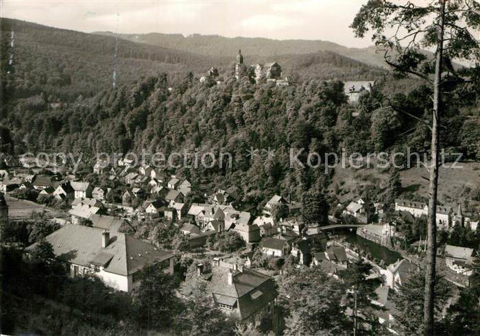 Schwarzburg Thueringer Wald Panorama