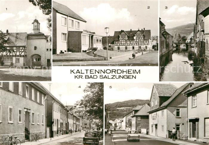 Kaltennordheim Steintor Schlosstor Merlinsburg Rhoenapotheke Felda Karl Marx Pla