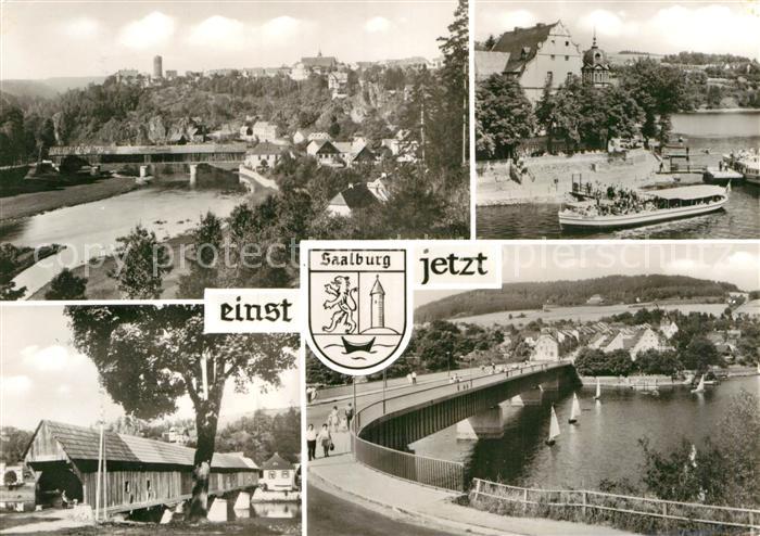 Saalburg Saale Stausee der Bleilochtalsperre