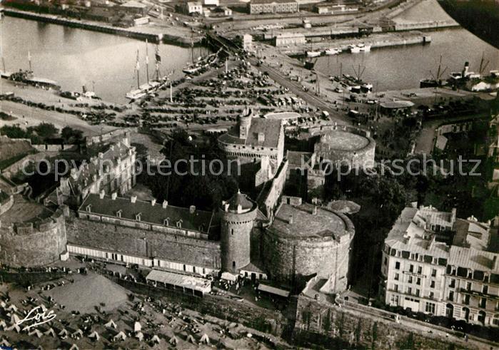 Saint-Malo 35 Chateau et les bassins vue aerienne