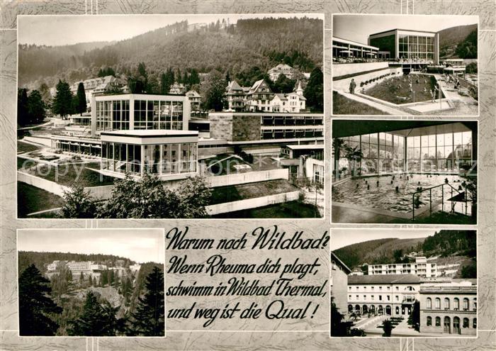 Bad Wildbad Thermal Bewegungsbad Kurhaus Freibad