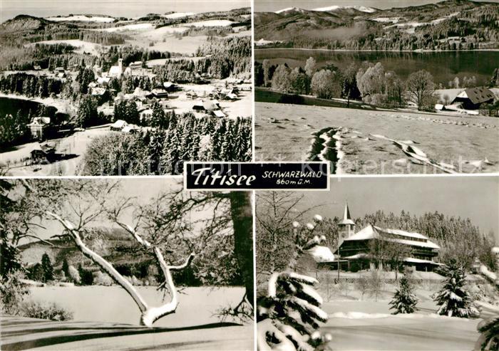 Titisee Winterpanorama Schwarzwald