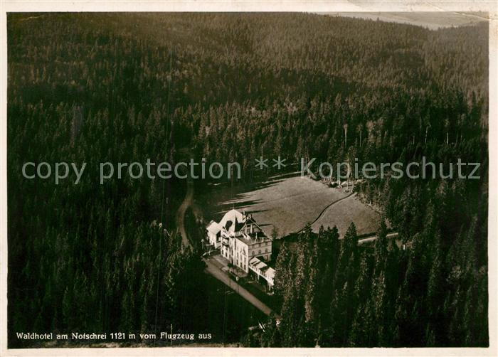 Todtnau Waldhotel am Notschrei Fliegeraufnahme