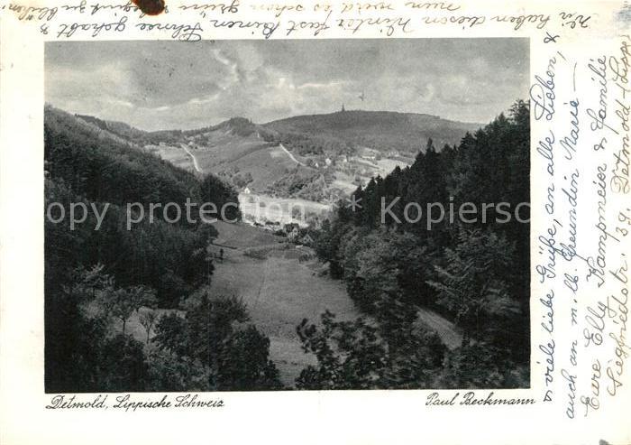 Detmold Panorama Lippische Schweiz