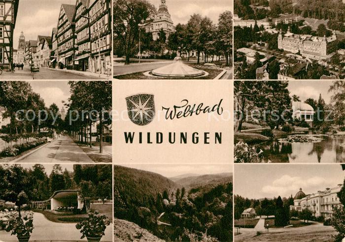 Bad Wildungen Teilansichten Weltbad