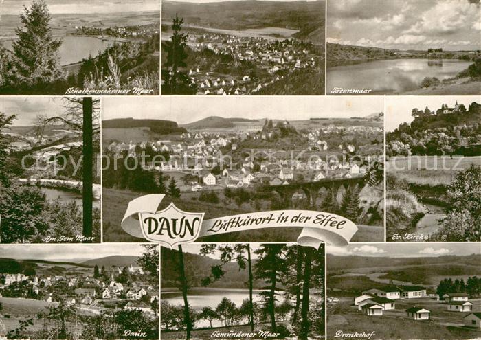 Daun Eifel Schalkenmehrerer Merr Totenmaar Gemuendener Maar Kirche Dronkehof