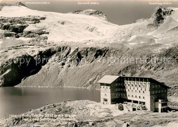 Rudolfshuette Weisssee Berghaus am Weisssee Gebirgspanorama