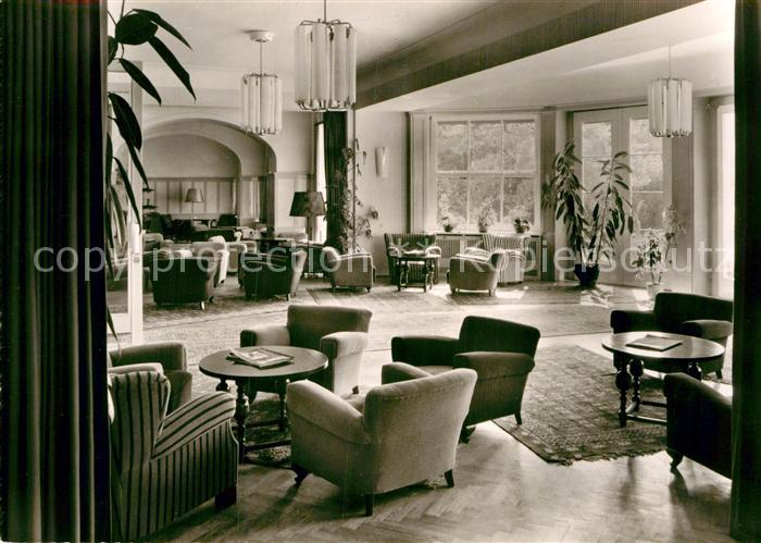 Bad Kissingen Saale Sanatorium Aufenthaltsraum