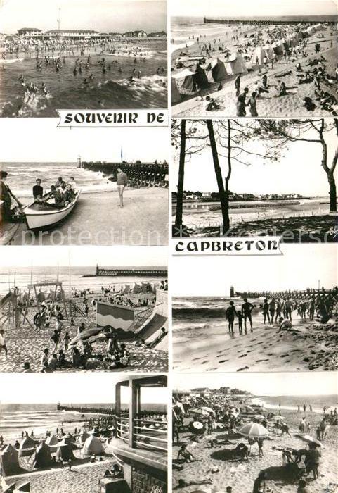 Capbreton La Baignade Plage Estacade Bouscarot