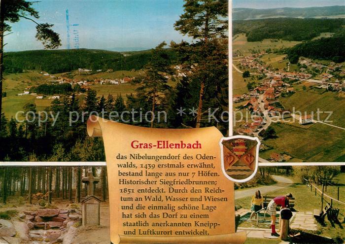 Grasellenbach Panorama Kneipp Luftkurort im Odenwald Geschichte