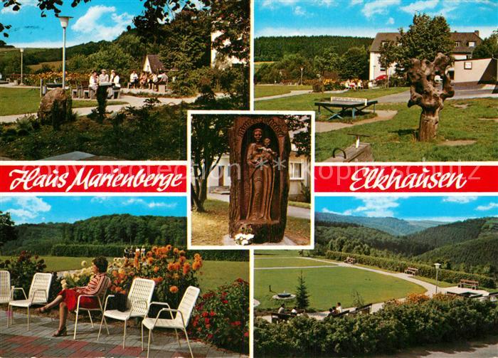 Elkhausen Sieg Erholungsheim Haus Marienberge Landschaftspanorama