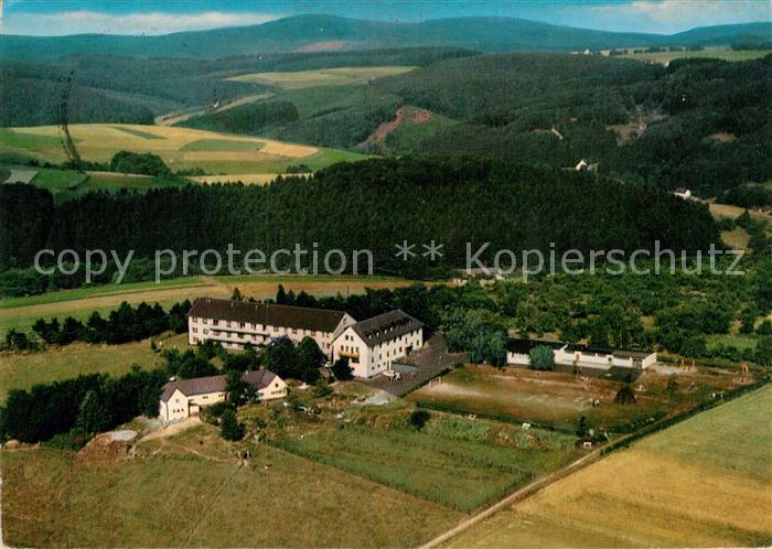 Elkhausen Sieg Erholungsheim Haus Marienberge Fliegeraufnahme