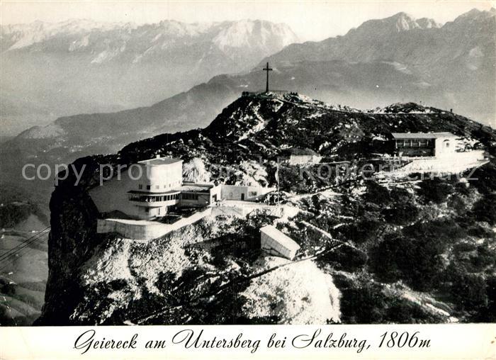 Salzburg Oesterreich Untersberg Seilbahn Bergstation Geiereck Hochalm Tennengebi