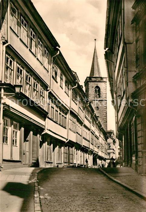 Erfurt Kraemerbruecke Kirchturm