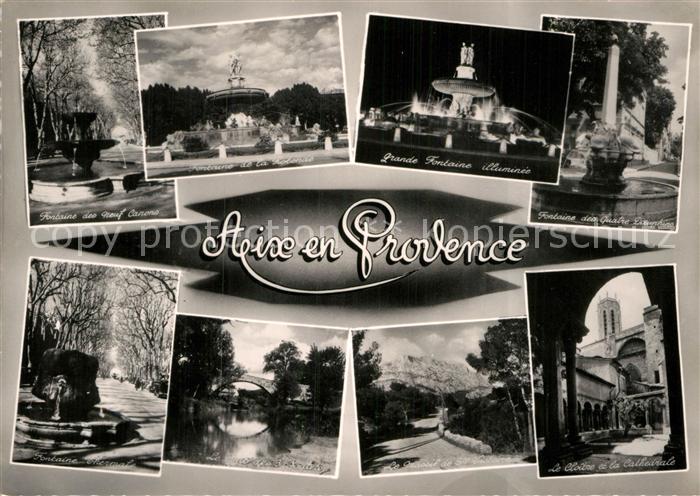 Aix-en-Provence Cite du Roy Rene Fontaine Cloitre de la Cathedrale