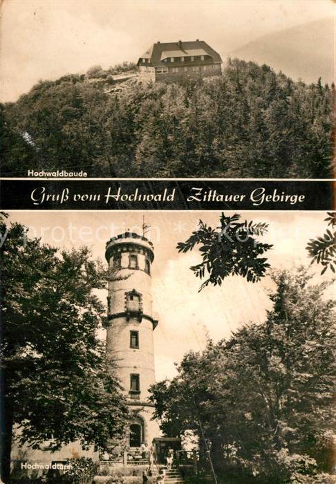 Oybin Sachsen Hochwaldbaude Hochwaldturm