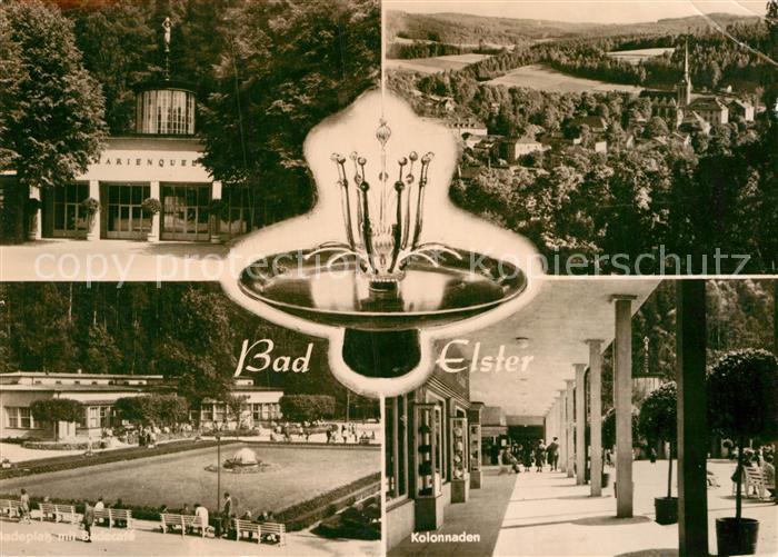 Bad Elster Volksheilbad Badeplatz Badecafe Kolonnaden