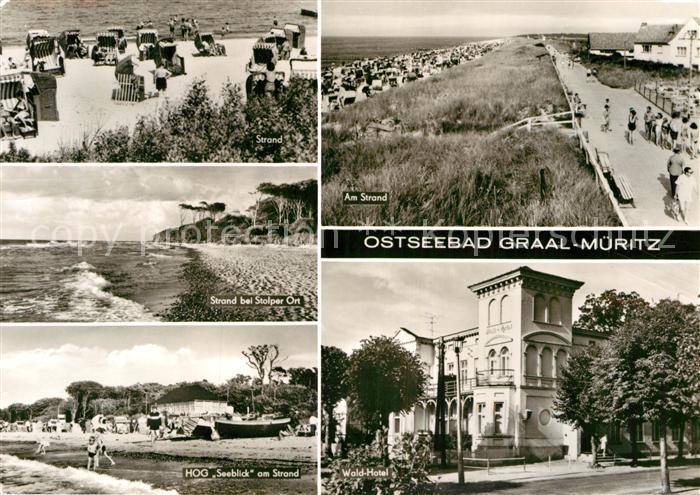 Graal-Mueritz Ostseebad Strand HOG-Seeblick Wald-Hotel