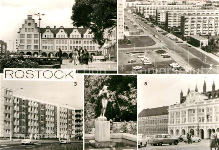 ROSTOCK  CITY Ernst-Thaelmann-Platz Evershagen Bertholt-Brecht-Strasse