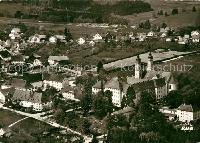 Irsee Klosterkirche Fliegeraufnahme