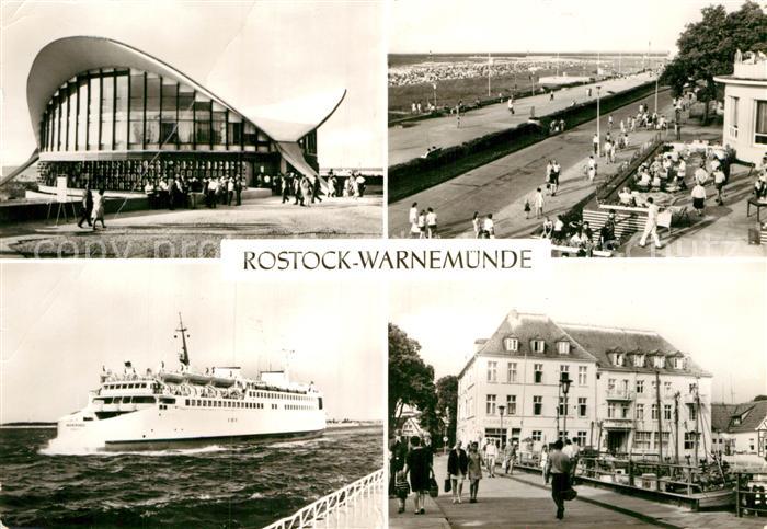 Rostock-Warnemuende Gaststaette Teepott Strandpromenade Erholungsheim am Alten S