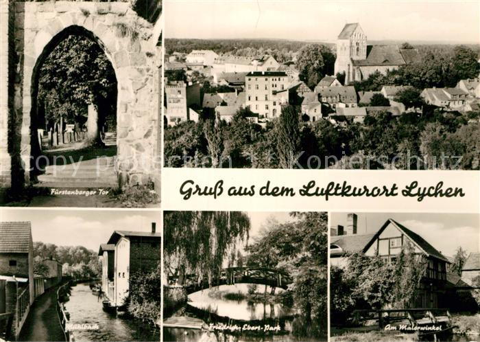 Lychen Friedrich-Ebert-Park Fuerstenberger Tor Muehlbach