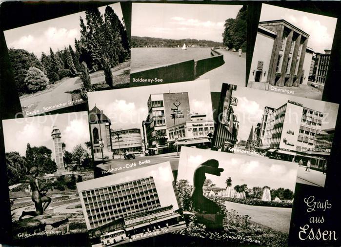 Essen Ruhr Opernhaus Hochhaus-Cafe-Becks Kettwiger Strasse