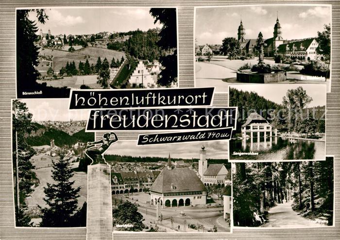 FREUDENSTADT BW Baerenschloss Marktplatz Langenwaldsee