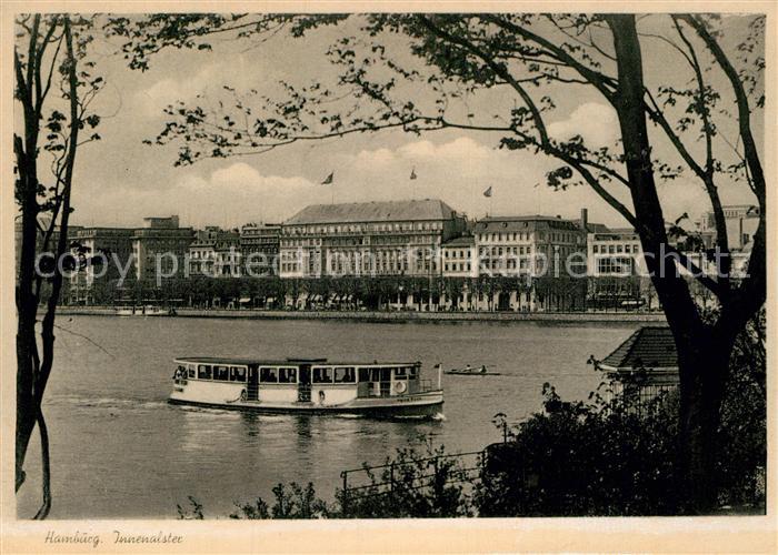 HAMBURG  CITY Innenalster Motorschiff