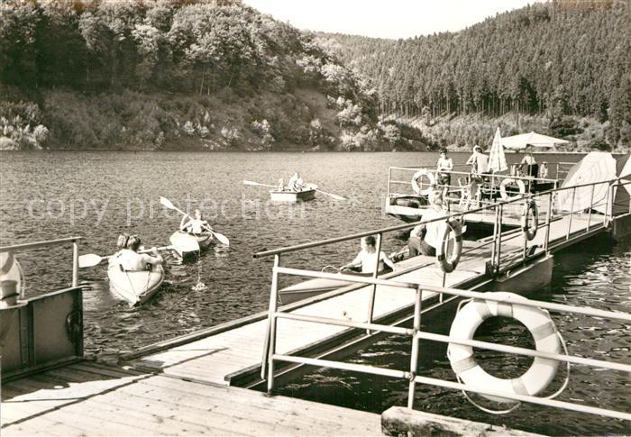 Wendefurth Talsperre Bootsanlegestelle