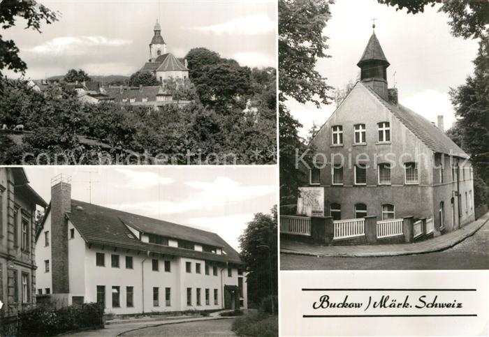 Buckow Maerkische Schweiz Evangelische Kirche Katholisches Pfarrhaus