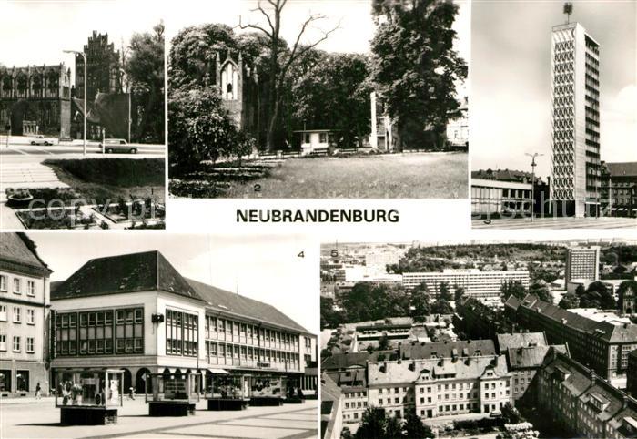 Neubrandenburg Treptower Tor Centrum-Warenhaus Hochhaus