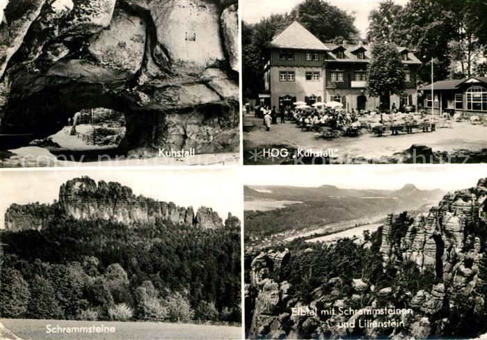 Lilienstein HOG-Kuhstall Schrammsteine Elbtal Lilienstein
