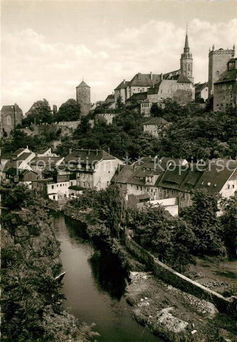 Bautzen Sachsen Blick vom Spreeufer