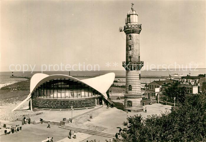 Rostock-Warnemuende Gaststaette Teepott Leuchtturm