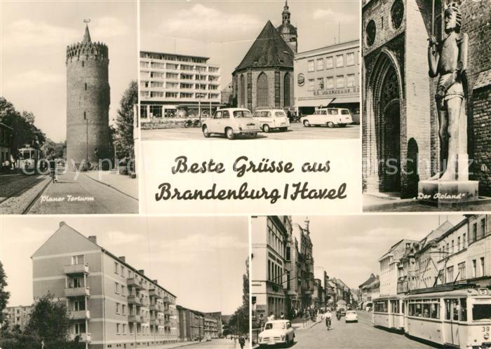 Brandenburg Havel Plauer Torturm Roland