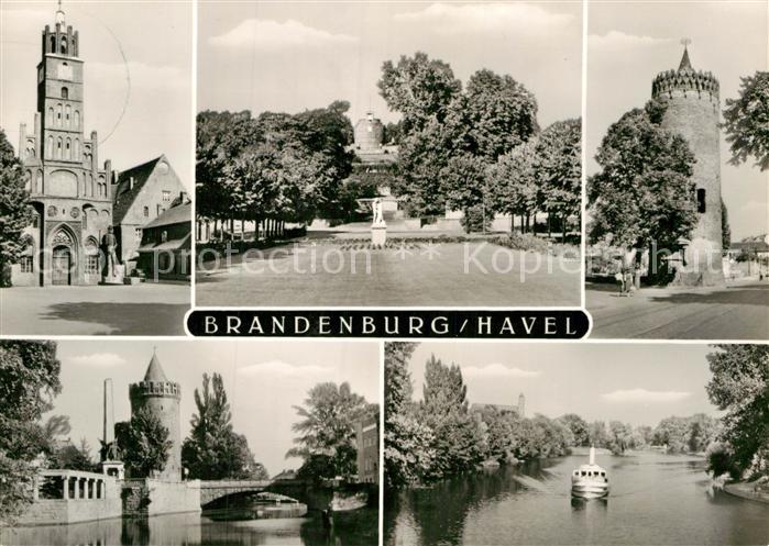 Brandenburg Havel Rathaus Marienberg Plauer Torturm Sowjetischer Ehrenhain