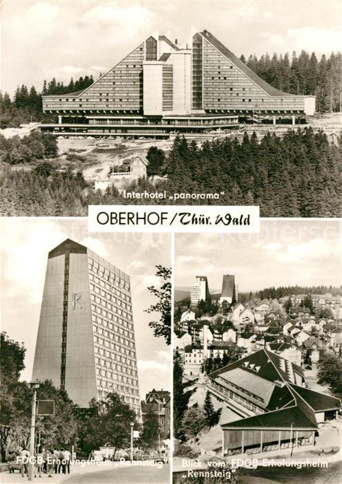 Oberhof Thueringen Interhotel Panorama Erholungsheim Rennsteig