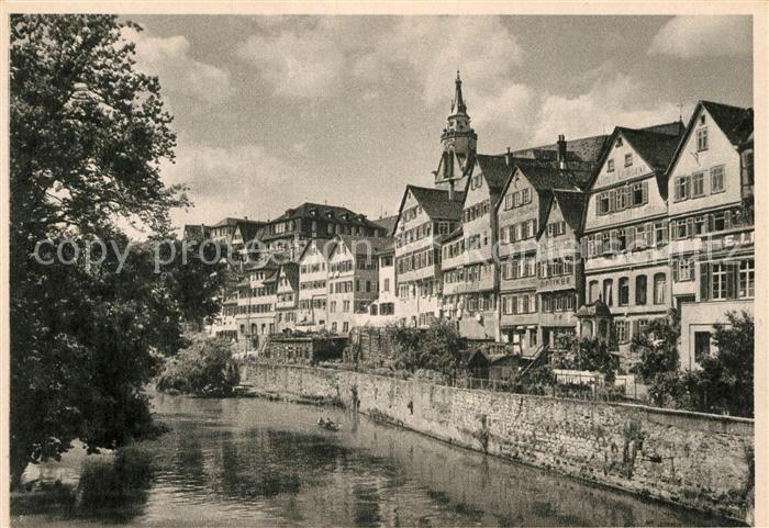 Tuebingen Blick von der Eberhardbruecke