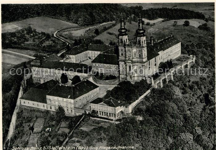 Bad Staffelstein Kloster Banz Fliegeraufnahme