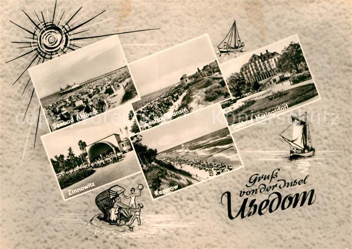 Insel Usedom Ahlbeck Bansin Zinnowitz Koserow Heringsdorf