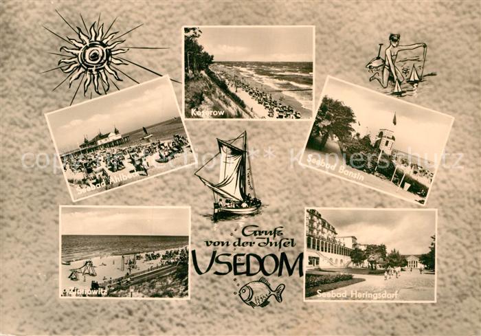Insel Usedom Koserow Bansin Ahlbeck Zinnowitz Heringsdorf