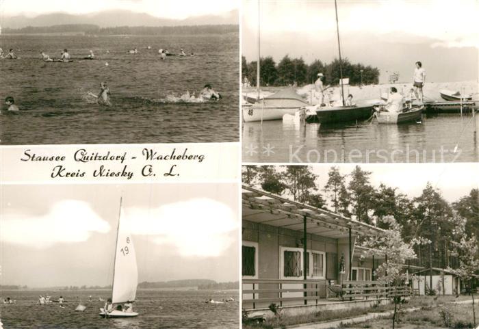 Quitzdorf See Stausee Wacheberg Segelboot