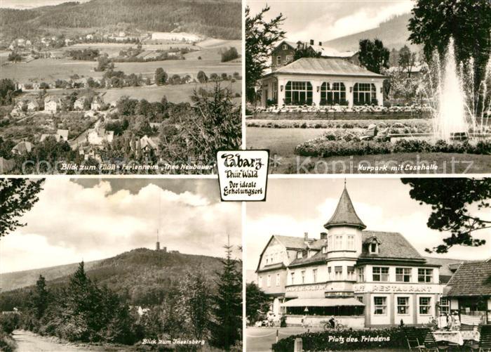 Tabarz Platz des Friedens Kurpark Lesehalle Erholungsheim Theo Neubauer